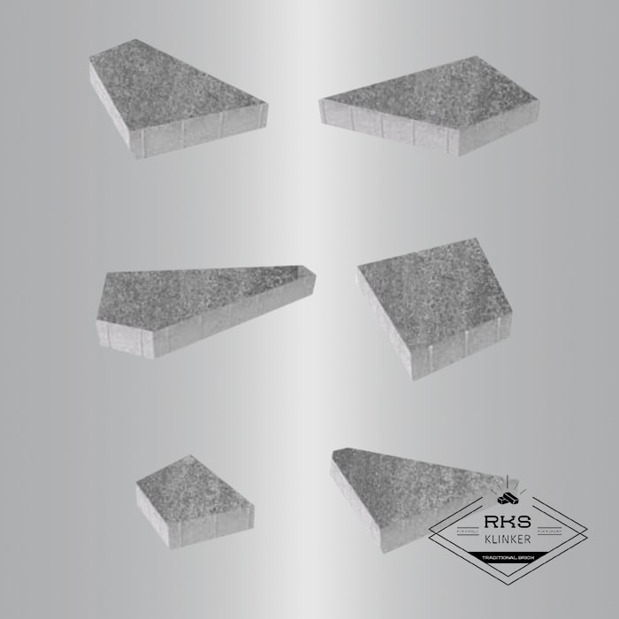 Тротуарная плитка ОРИГАМИ - Б.4.Фсм.8, Искусственный камень, Шунгит в Саратове